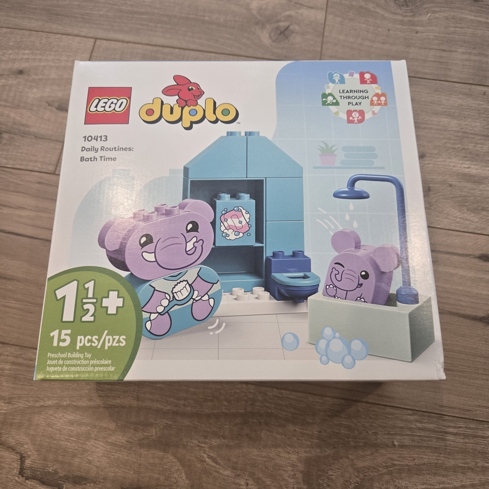 🐘 LEGO DUPLO Bath Time 10413 - NEW Baby Shower Gift Elephant NWT